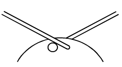 Spoke head clearance touching